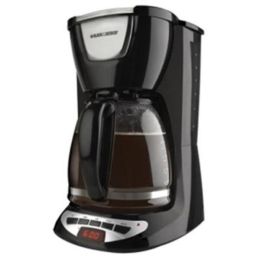 BD 12c Prog CoffeeMkrGlsCrfBlk