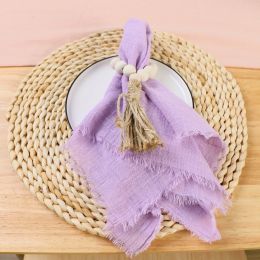 Western Restaurant Cafe Placemat Cloth Folding Flower Saliva Cloth Cup