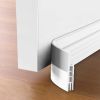 2 Packs; Door Draft Stopper Under Door Seal For Exterior/Interior Doors; Strong Adhesive Door Sweep Soundproof Weather Stripping; 1-4/5"x 37"
