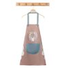 Kitchen apron; female; household; cute; cooking; waterproof; oil proof; apron; coverall; male; supporting logo printing