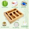 Ziplock Bag Organizer for Drawer; Bamboo Baggie Organizer; Plastic Wrap Dispenser ; Storage Bag Organizer Suitable Gallon; Quart; Sandwich&Snack Bag;