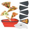 1pc Dishwasher Safe Reusable Pizza Storage Container; Pizza Container; Microwavable Pizza Slice Container